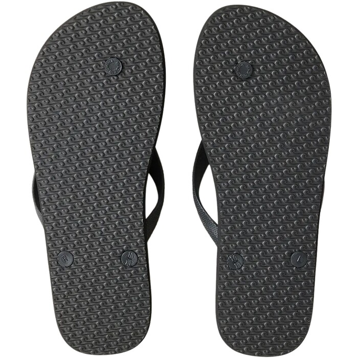 2024 Rip Curl Hombres Open Toe Search Bloom Flip Flop 1BFMOT - Black / Olive